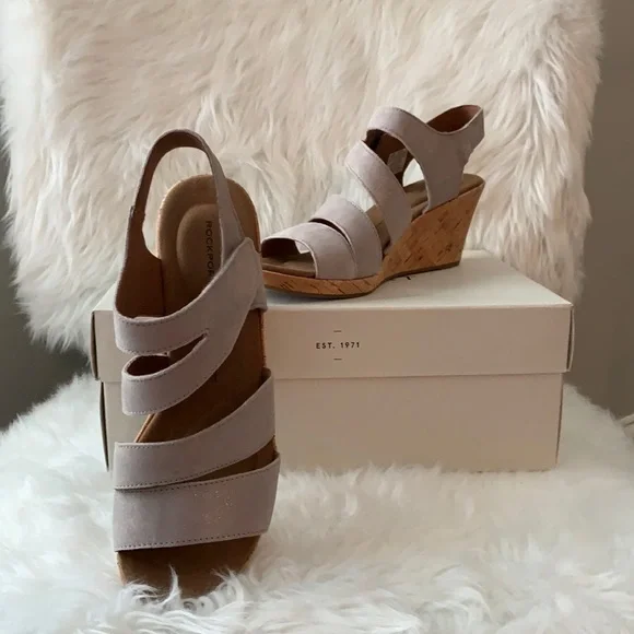 Rockport Shoes Nib Rockport Briah Wedge Sandal Size 95 Poshmark